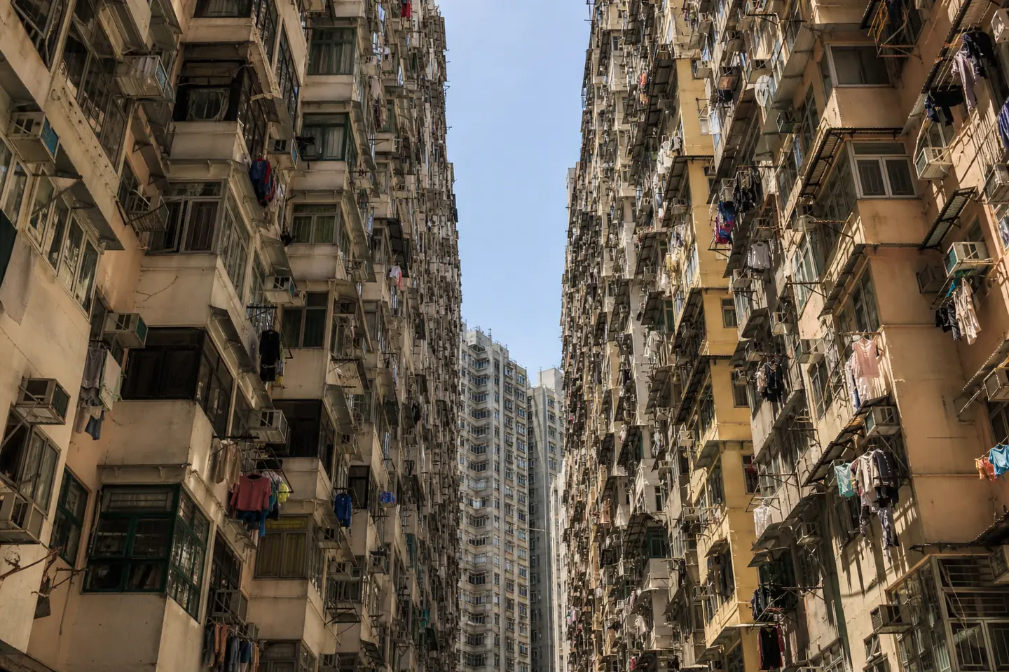 Quarry Bay. Hong Kong's density is the reason rent is high and the reason everything is 10 minutes away.